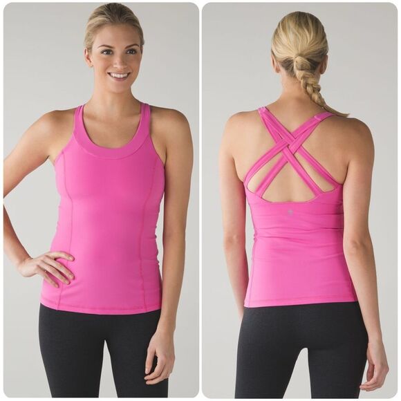 Lululemon Enhearten Strappy Tank in Pink Paradise - Picture 1 of 10